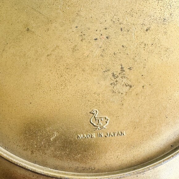 Brass filigree plate - Picture 4 of 4